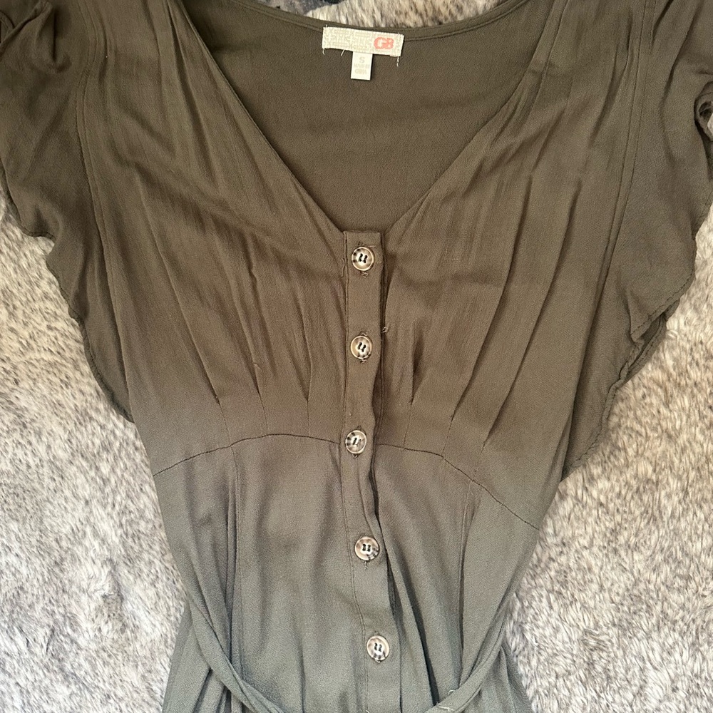 Gianni Bini Olive Midi Dress